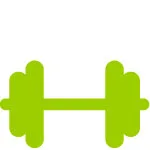 Benefits of exercise: Increased energy & muscle strength icon