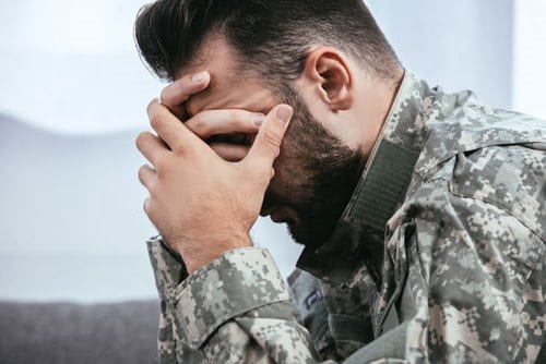army man with PTSD needs co occurring disorder treatment