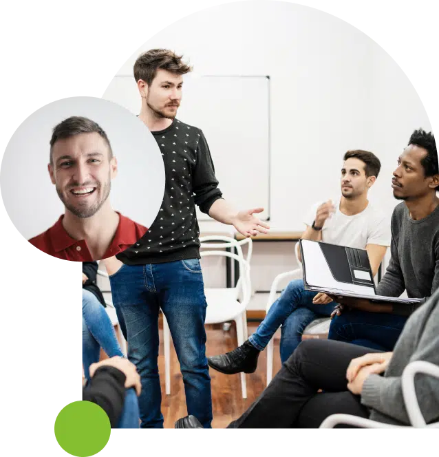 Group 156 (1) men talking in therapy session