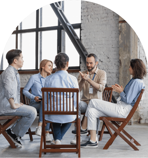 group therapy session at our treatment center in Port St. Lucie