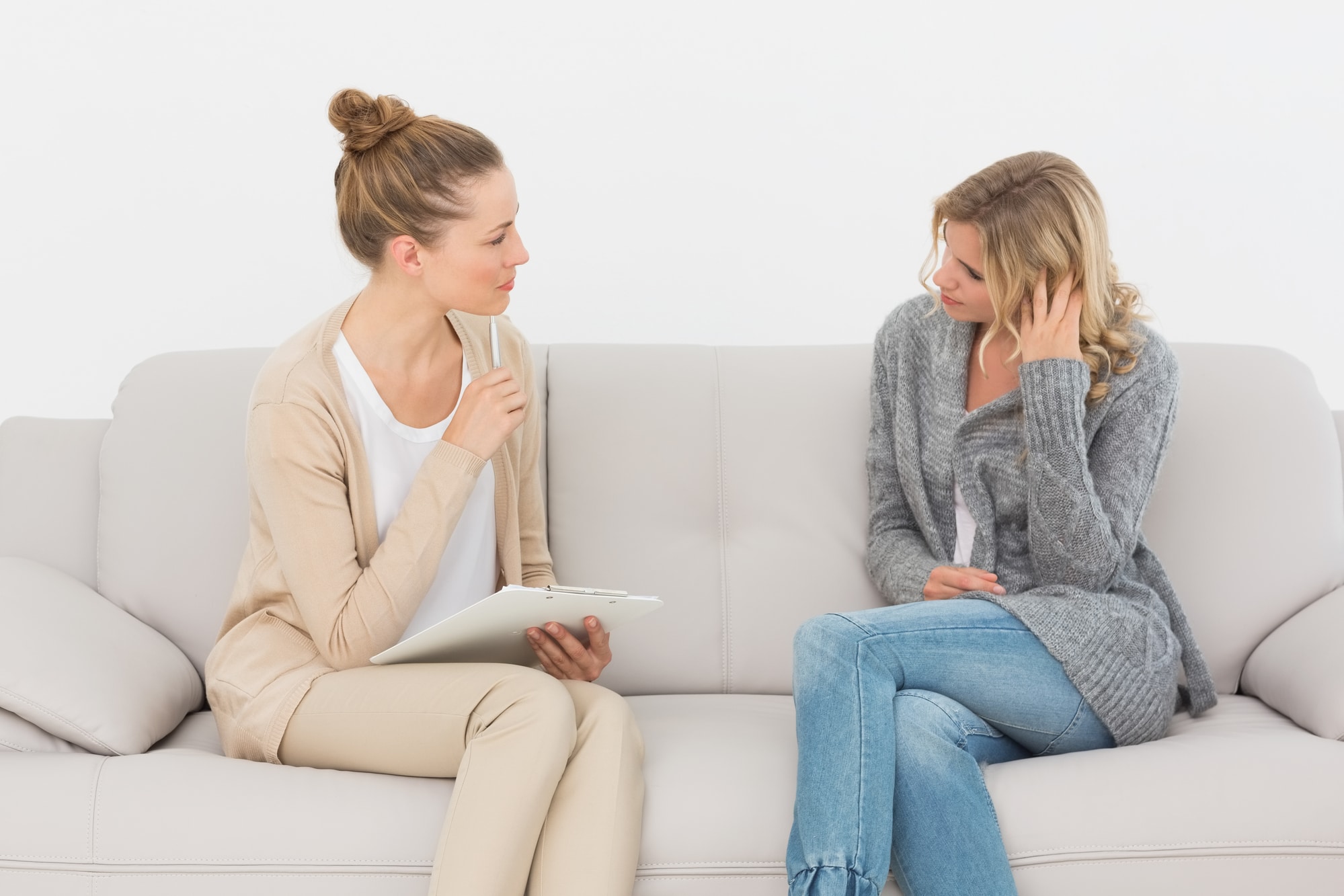 BHC's certified EMDR therapist with a patient