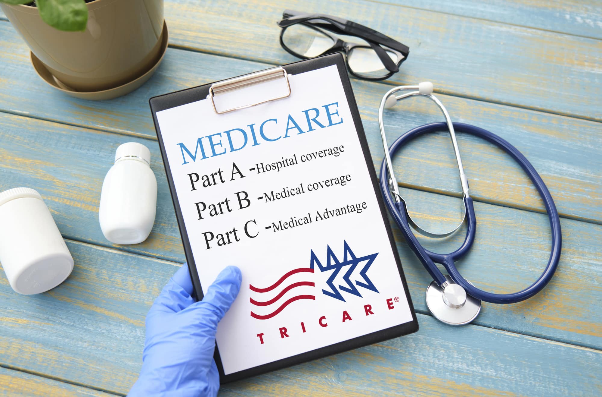 TRICARE coverage with medicare plans