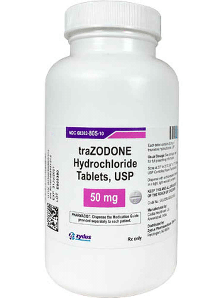 trazodone for treating depression