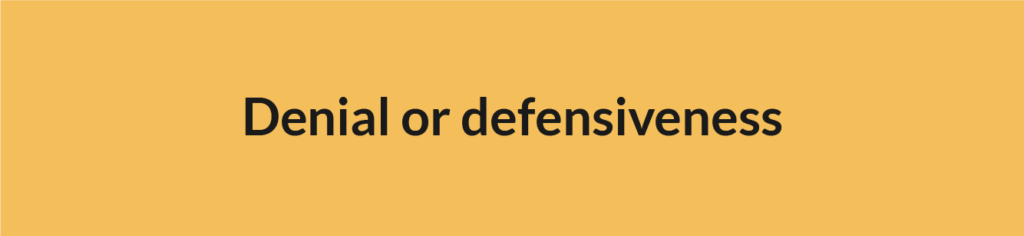 Denial Of Defensiveness