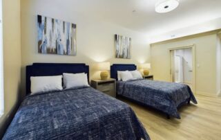 Bedroom for Wildwood rehab patients
