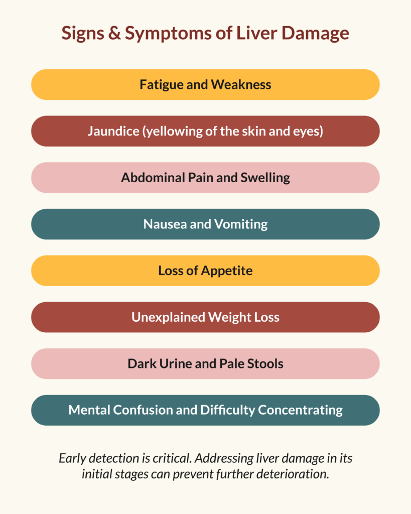 1_BHC_Blog_LiverDamageFromAlcohol_Signs&SymptomsOfLiverDamage 8 signs and symptoms of liver damage